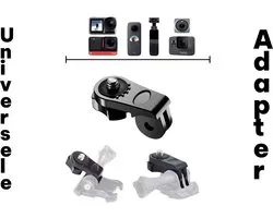 Universele Adapter 1 /4 voor Insta360 - Gopro - DJI - Actiecamera Adapter - Insta360 X5 X4 X3 X2 - Mini - Verlengen - Accessoires - Bevestiging - Dji Osmo - GOPRO 13 12 11 10 9 - Universal Mount - Insta360 Mount- Motor Mount - Fiets Mount