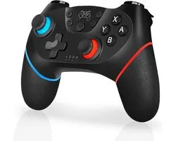 Pro Controller sans fil compatible avec Nintendo Switch / Switch OLED – Manette de jeu Bluetooth joycon – Également compatible avec PC et Android