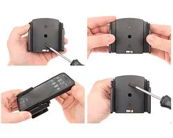 Support Brodit Apple iPhone 15/15Pro (réglable) 70-83/8-12mm