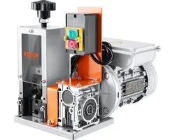 VEVOR Kabelstripmachine Elektrisch φ1.5-30mm Kabelstripmachine 180W Stripmachine 18m per Minuut Snelheid Draadstripper 65Mn Veerstalen Mes Ideaal voor het Strippen van Koperdraad
