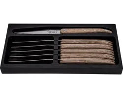 Laguiole Style de Vie Steakmessen Innovation Line - 6-delig - Eiken
