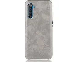 Étui Mobigear Shockproof Litchi Gris Realme X50 Pro