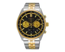 Seiko SSB430P1 Heren Chronograaf Bicolor/Zwart