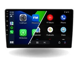 2 DIN Android 13 Autoradio – 9 Inch Touchscreen – Draadloze CarPlay & Android Auto – Bluetooth – 32GB – Plug & Play