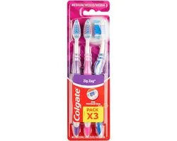 Colgate - Tandenborstel - Zig Zag - Medium - x3 Family Pack - 3st