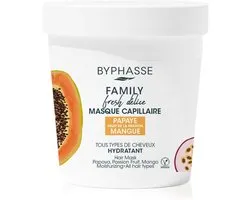 Hydraterend Masker Byphasse Family Fresh Delice Mango Passievrucht Papaya (250 ml)