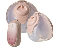Moomz® Elektrische Borstkolf Flex Pro – Handsfree & Draagbaar – BPA-Vrij – Dubbele Borstkolf – Roze
