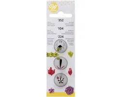 Wilton Spuitmondjes Set - Garneerspuit - #104 #352 #224
