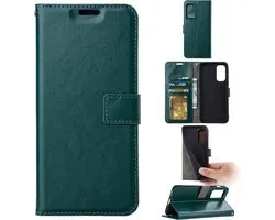 Étui portefeuille pour livre adapté à : Samsung Galaxy S20 FE 5G - Vert