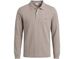 Gant Shield Piqué Rugger Longsleeve Polo Heren - Maat M