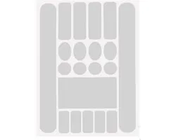 Rieba® Framebescherming Fiets - Sticker voor Bescherming van de Lak - Tegen Steenslag - Anti Kras - Fiets Folie - Water & Hittebestendig - Transparant