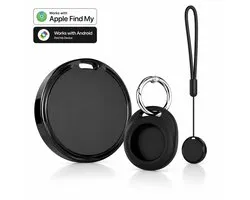 Dual Tracker met Sleutelhanger en een hangertje - Geschikt voor IOS en Android - Werkt met Apple Find My en Android Find Hub - GPS Bluetooth Tracker - Sleutel - Huisdier Finder - Slimme tracker