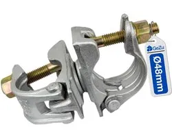 GeZu Impex Accouplement d'échafaudage 48 x 48 mm Galvanoplastie | serre joint pour tuyau acier construction