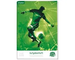 Häfft SchoolCrew! Agenda de devoirs football, A5, 32 feuilles, 30 semaines