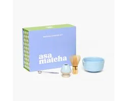 ASA Matcha® Starterset – Matcha Whisk, Matcha Kom & RVS Lepel – Complete Matcha Set – Giftset