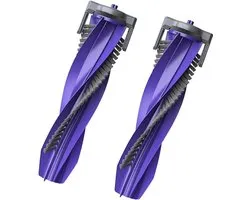 Lot de 2 rouleaux de brosse de remplacement - compatible avec Narwal Freo Z Ultra - Freo Z10 - Freo Pro - Freo X Plus aspirateur robot - avec fonction anti-enchevêtrement