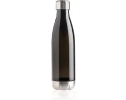 Xd Collection Gourde 500 Ml Plastique/Acier Inoxydable Zwart/Argent