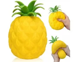 Speelvriendelijke Jumbo Ananas Squishy / Stressbal Speelgoed | Pineapple Fidget Toy | Squishies | Anti Stress Tik-Tok Knijpbal - Ananas
