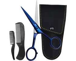 Ontaki baardschaar professioneel blauw