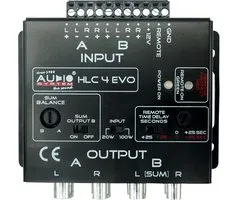 AUDIO SYSTEM 4-weg high-low adapter voor OEM radio's / High input adapter