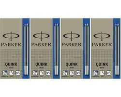 Parker S0116240 inktpatronen - Penvulling - Blauw - 4 x 5 stuks