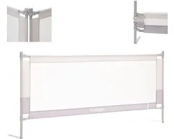 Barrière de lit 200 cm - Bord de lit enfant - connectable avec variante de 140, 160, 180 ou 200 cm - Sécurité de lit - Édition Essentiel - non pour sommier tapissier