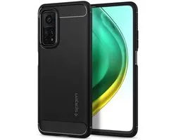 Spigen Rugged Armor Xiaomi Mi 10T / 10T Pro Hoesje Zwart