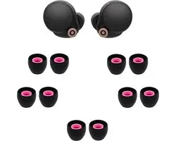Écouteurs adaptés pour Sony WF-1000XM4 - Embouts de remplacement Sony - 5 paires d'écouteurs adaptés pour Sony WF-1000XM5 Zwart / Extra Small