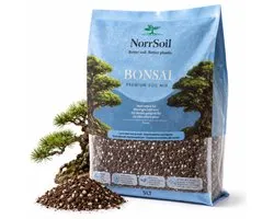 Terreau pour bonsaï Norrsoil 5L – Terreau pour bonsaï premium pour bonsaïs d'intérieur et d'extérieur – Mélange sans tourbe avec pierre ponce, perlite et fumier de vers – Pour des racines saines et une croissance vigoureuse