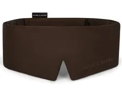 Dore & Rose zijden slaapmasker, bruin