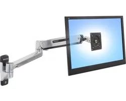 Ergotron LX Sit-Stand Wall Mount LCD Arm 106,7 cm (42') Roestvrijstaal Muur