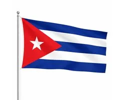 Het Vlaggenschip - Vlag Cuba - 90 x 150 centimeter - Cubaanse Vlag