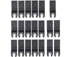 20PCS 35mm Multi Tool Blades Universele Oscillerende Zaagbladen, Professionele Hout Metaal Snijder Snelontgrendeling, geschikt voor Fein Multimaster, Ryobi, Milwaukee, Bosch, Dremel, Dewalt, Rockwell, Makita en Meer