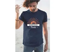 T-Shirt 279-36 Miami Beach Florida - S, Navy