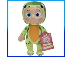 Cocomelon Dino Nico knuffel - 20 cm - Pluche met kunststof hoofd