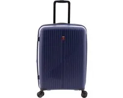 Gladiator Calypso Middelgrote Expandable Koffer met TSA slot - 63 cm - 64/70 liter - Blauw