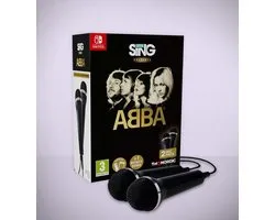 THQ Nordic - Let's Sing ABBA 2 Mic Bundle - Nintendo Switch - Karaoke Game - Inclusief 2 Microfoons
