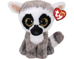 Ty - Knuffel - Beanie Buddy - Linus Lemur - 24cm