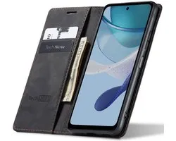 Hoesje geschikt voor Xiaomi Redmi Note 14 5G / Poco M7 Pro 5G - Book Case Leer Slimline Zwart