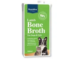 Karnlea Bone Broth Lam - Bottenbouillon voor hond en kat - 500ml
