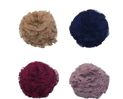 Ibramani – Multicolor Pack - Sara Inner Hijab met Kruismotief en Haarknotontwerp – Muts – Hoofddeksel - Hoofddoek - Tulband – Haarband – Tulband Cap – Head wrap - Damesmutsen – Hoofdwear - Ramadan - Ied ul Fitr - Suikerfeest