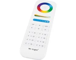 Mi-Light Mi- Boxer - (FUT089) - Télécommande RGB+CCT 8 Zone - (Piles non incluses) - Wit