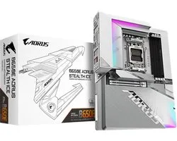GIGABYTE AORUS B650E Stealth Ice - Moederbord ATX - Socket AM5 - AMD B650 - DDR5 - 2.5GBps LAN - Wi-Fi 7