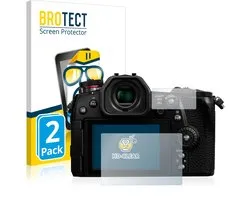 BROTECT - Screenprotector voor Panasonic Lumix DC-G9 - Folie Beschermfolie transparant 2 Stuks