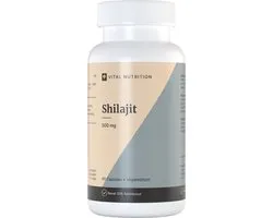 Shilajit (Mumijo) - Sabinsa® - Op 20% gestandaardiseerd - 1000 mg - Laboratorium getest - 60 capsules | Vital Nutrition
