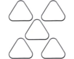 5 Stks Hogedrukreiniger Driehoek Vormafdichting 90814220 Compatibel met Karcher K2 K3 K4 K5 Hogedrukreiniger Pakking Seal Accessoires