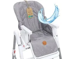 Réducteur de siège pour chaise haute Bébé Coussin de chaise - Coussin de siège enfant pour chaise haute Ikea Peg Perego Housse de chaise pour chaise haute Bébé et chaises hautes Certificat Oeko-Tex Galaxy