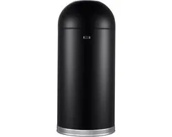 EKO afvalbak Bullet Open Top 55 l - zwart