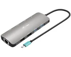 i-tec USB-C Metal Nano 2x Display Docking Station + Power Delivery 100 W