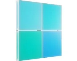 Ensemble d'extension Nanoleaf Blocks Small Squares - 4 carrés - RGBW - Compatible Google, Apple, Alexa